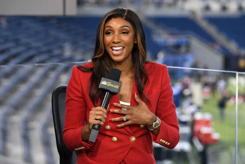 Maria Taylor, anchor for Super Bowl LX