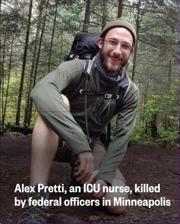 Alex Pretti, an ICU nurse, killed by federal officers in Minneapolis