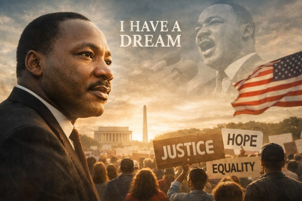 Martin Luther King Jr, dream, justice, hope, equality