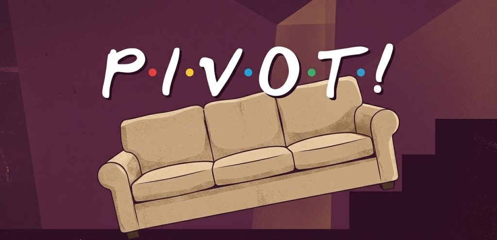 Pivot, Friends tv show couch
