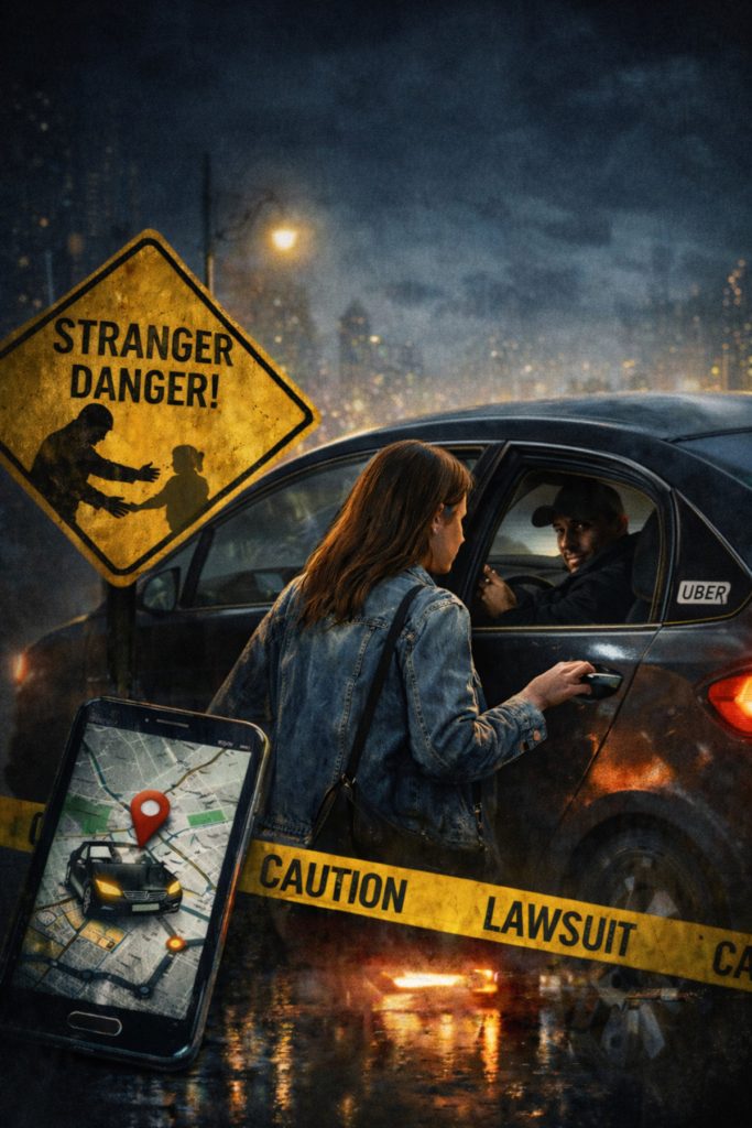 Uber lawsuit, stranger danger